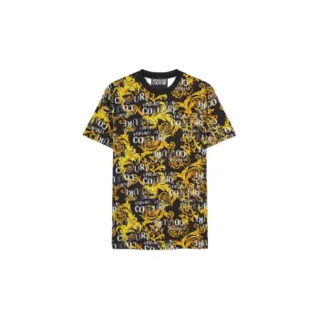 VERSACE JEANS COUTURE SS23 T Shirts Men Black