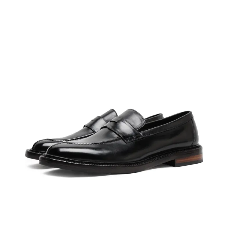 Viplander Dress Shoes Men Low Top Black-1
