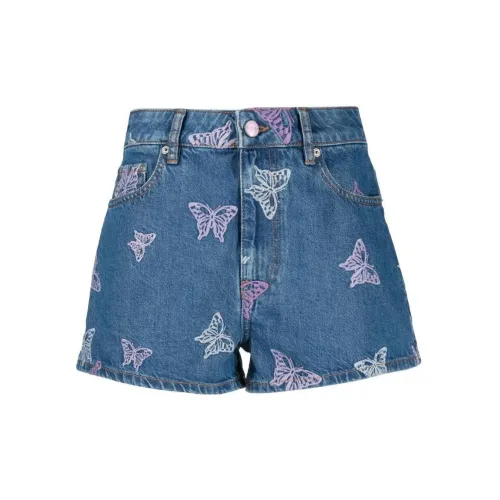 GANNI Denim Shorts Women's Denim Blue