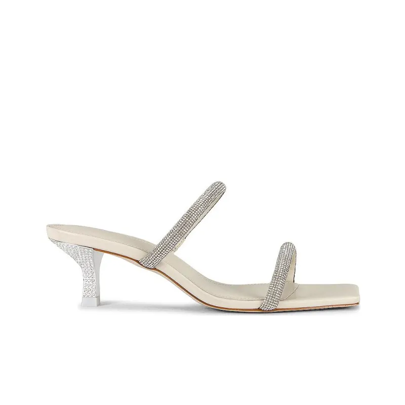 CULT GAIA Rhinestone embellishment 50mm Sandals-1