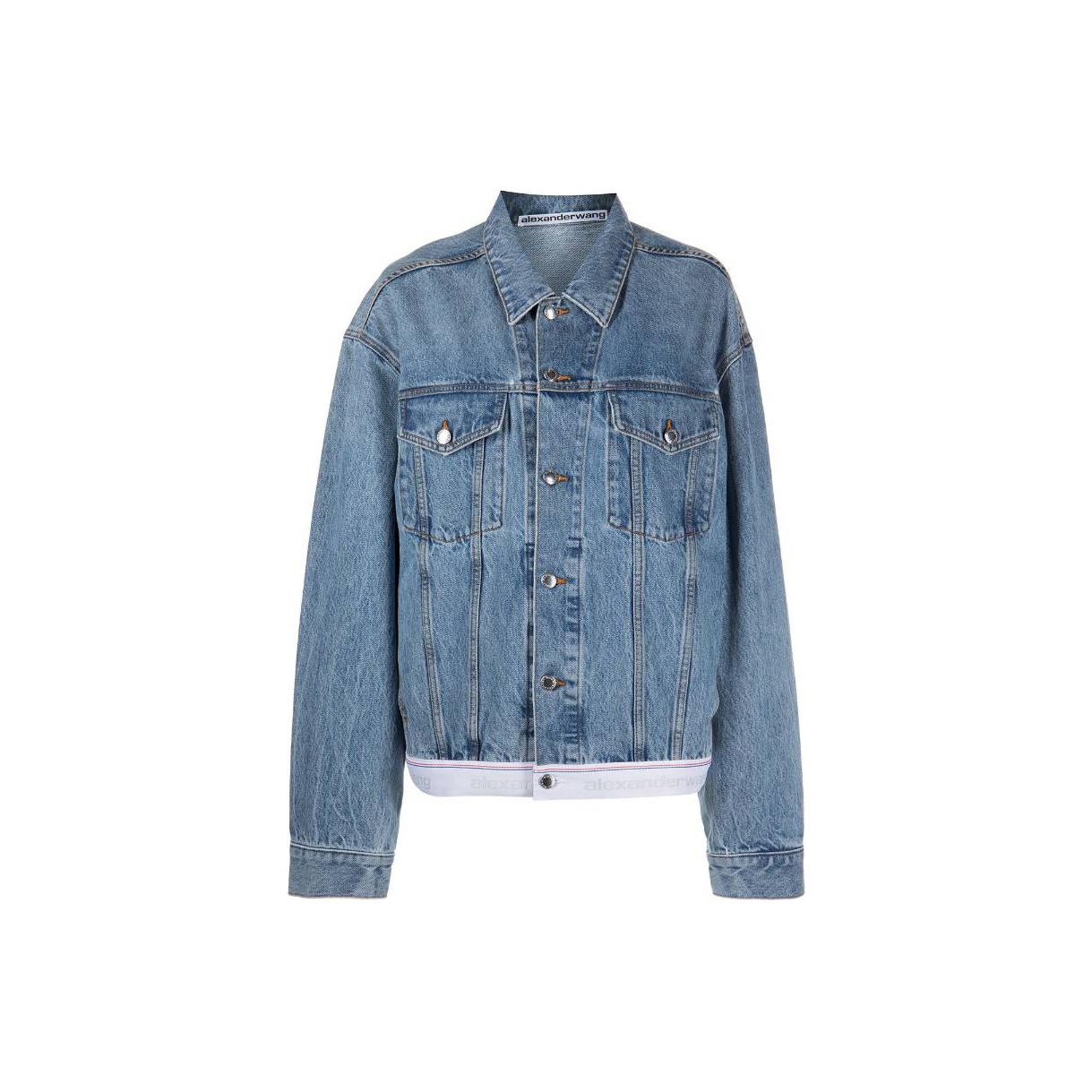 Alexander Wang Denim Jackets Women's Blue - POIZON