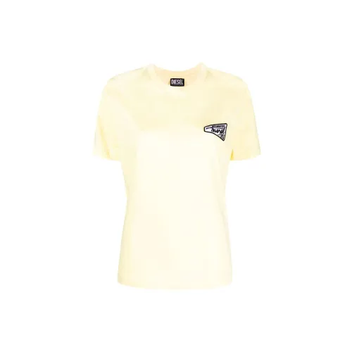 DIESEL T-Shirts Women's Yellow