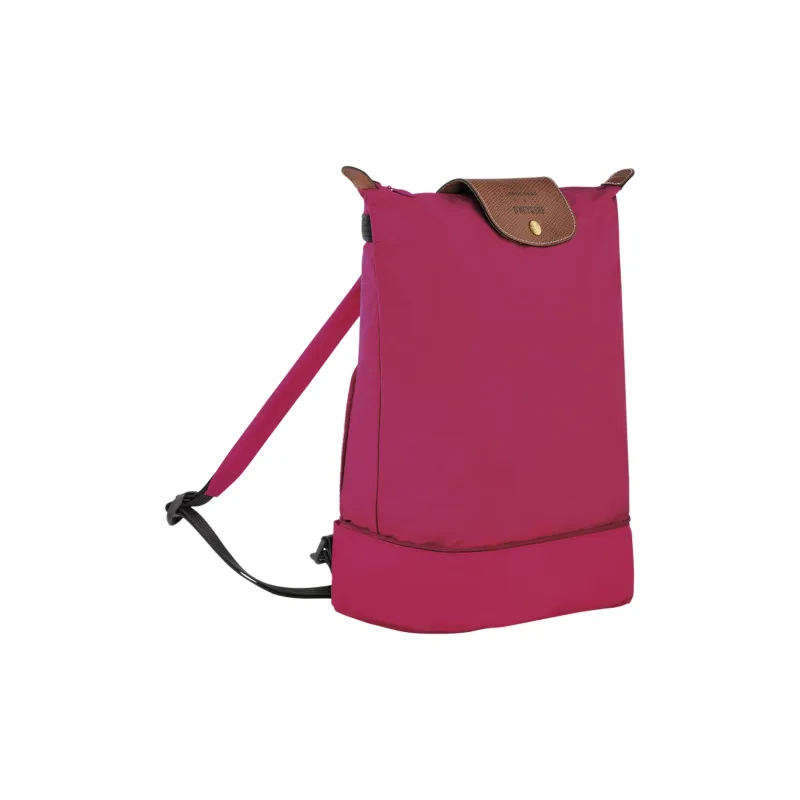 LONGCHAMP D'HEYGERE Collaboration Recycled Polyester Shoulder Bag, Crossbody Bag, Backpack Women's Pink-2