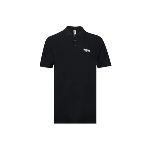 MOSCHINO Polo Shirts Men Black