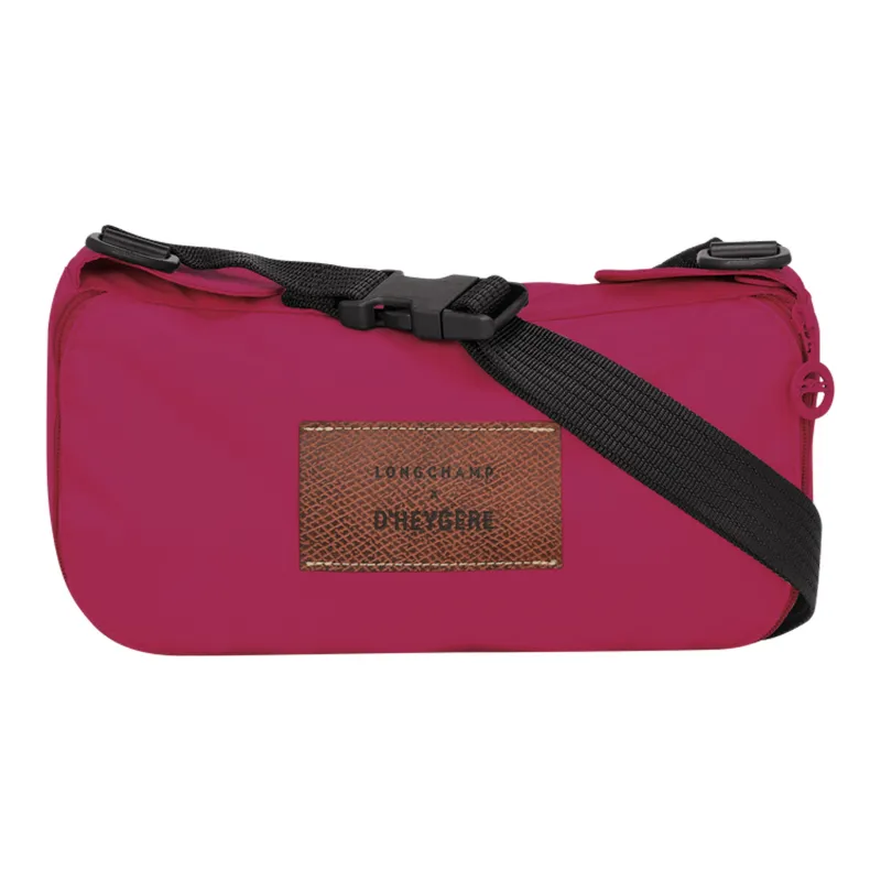 LONGCHAMP D'HEYGERE Collaboration Recycled Polyester Shoulder Bag, Crossbody Bag, Backpack Women's Pink-3
