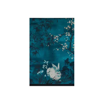 Ferragamo Silk Scarves Women's Blue