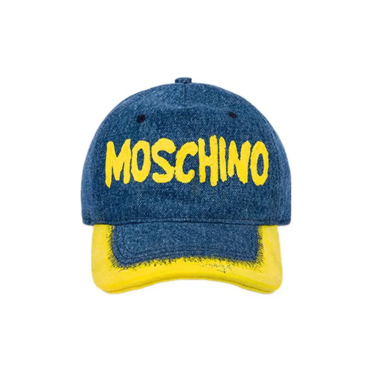 MOSCHINO Baseball Caps Men Blue-1