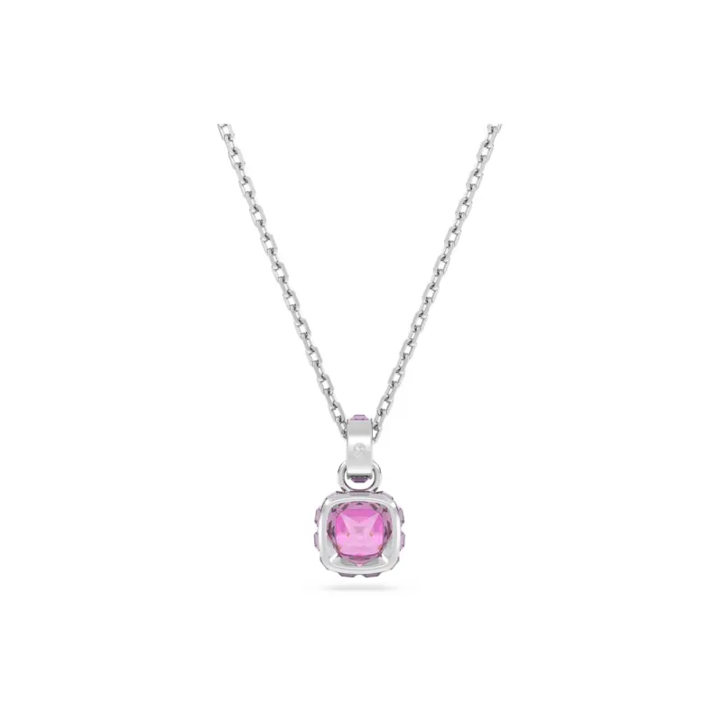 Swarovski Birthstone Necklaces Women's Purple-1