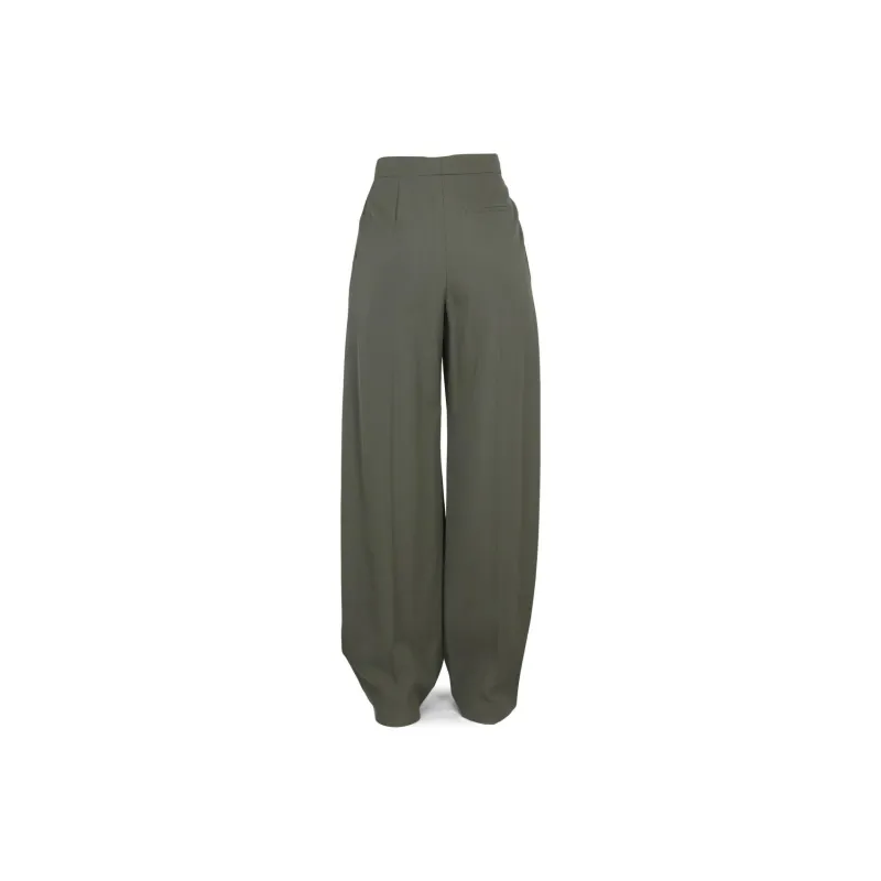 Alexander McQueen Wide Leg Tailored Trousers-1