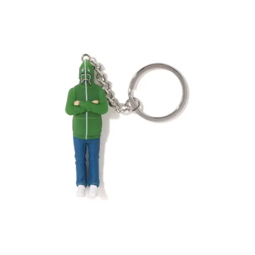 A BATHING APE Keychains Unisex Green/Blue