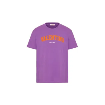 Valentino Logo Printed Crewneck T-Shirt