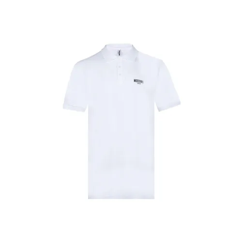 MOSCHINO Polo Shirts Men White