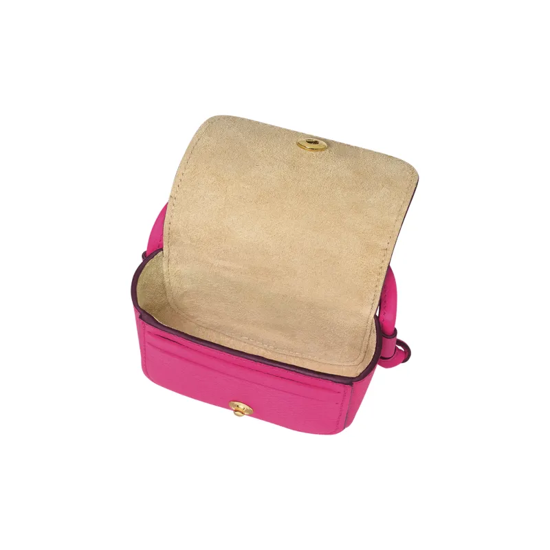 LONGCHAMP Épure Cow Leather Shoulder Bag, Crossbody Bag, Coin Purse Women's Peach Pink-2