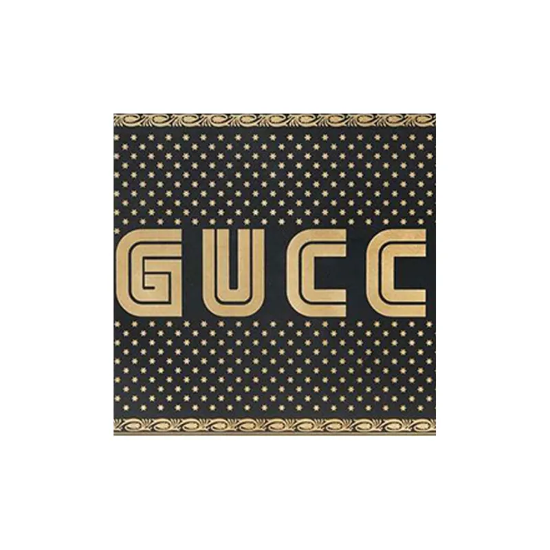 GUCCI Leather Clutch Wallet Unisex Black-5
