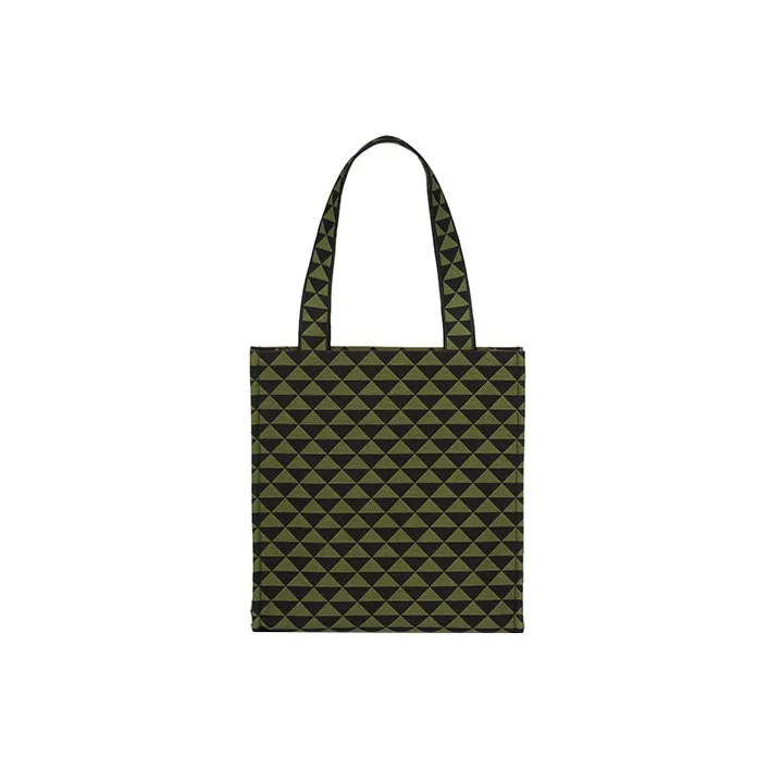 PRADA Symbole Embroidered Fabric Tote Bag Shopping Bag Shoulder Bag Handbag Regular Men's Black/Ivy Green-2