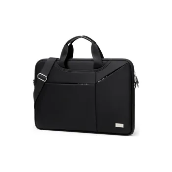 GOLF Fabric Briefcase Laptop Bag Tubas Men's Black/Gray
