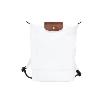 LONGCHAMP D'HEYGERE Collaboration Polyester Shoulder Bag Backpack Women's White
