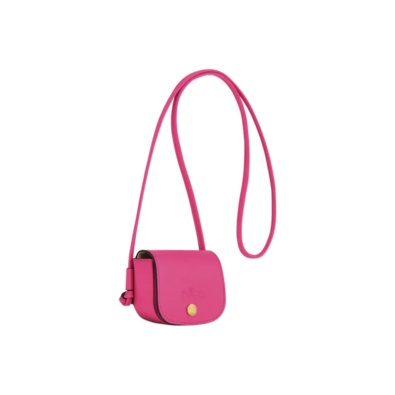 LONGCHAMP Épure Cow Leather Shoulder Bag, Crossbody Bag, Coin Purse Women's Peach Pink-1