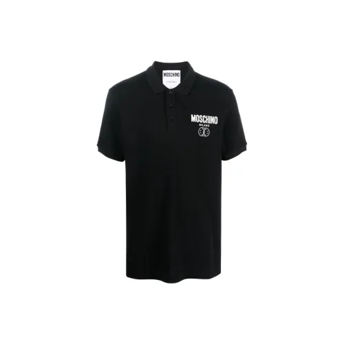 MOSCHINO Polo Shirts Men Black