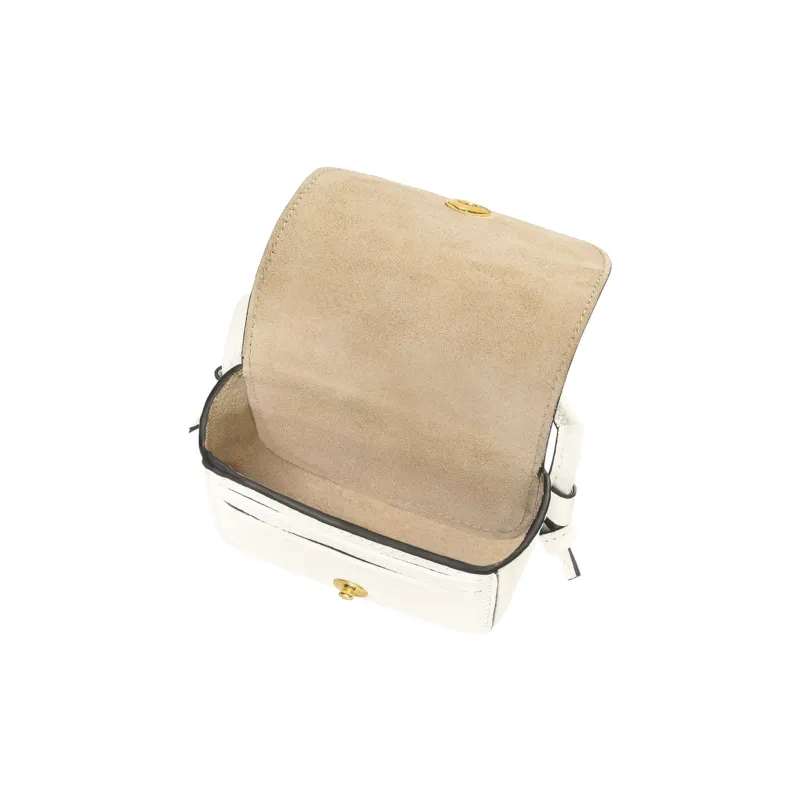 LONGCHAMP Cow Leather One Shoulder Crossbody Coin Purses Women's White-2
