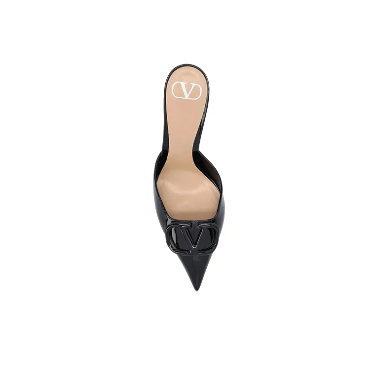 Valentino VLogo Plaque Slip-On Mules Women's-3