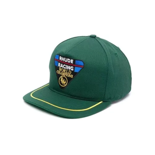 RHUDE Baseball Caps Men Green