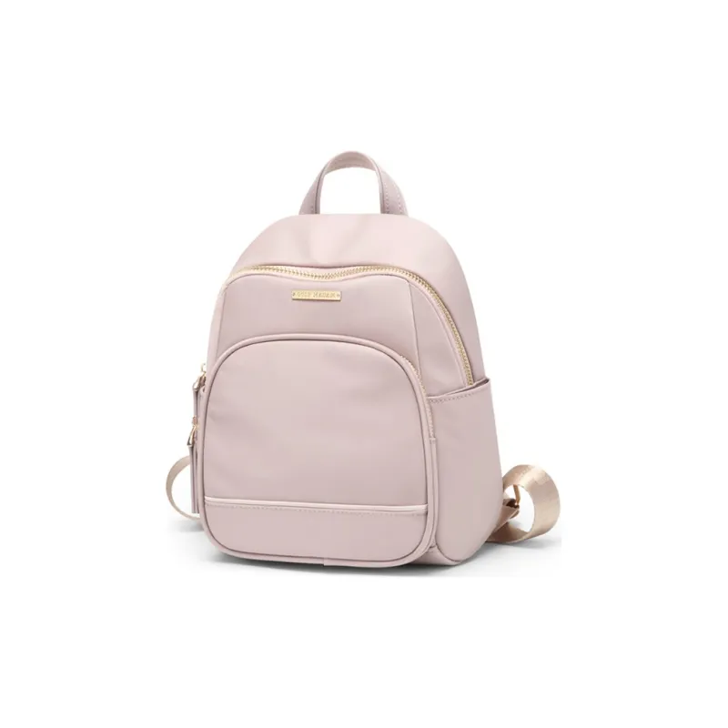 GOLF Synthetic Leather Backpack Small Size Women's Pink/Black/Apricot/Modern Gray-0