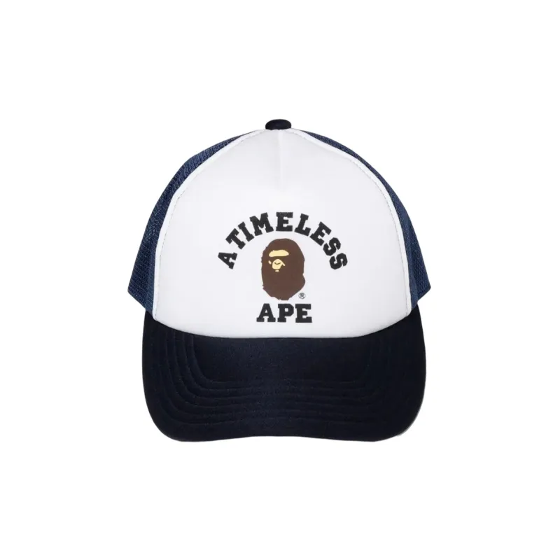 A BATHING APE College Mesh Cap-1