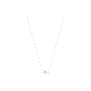 Swarovski Curiosa Necklaces Women's Gold/Pink
