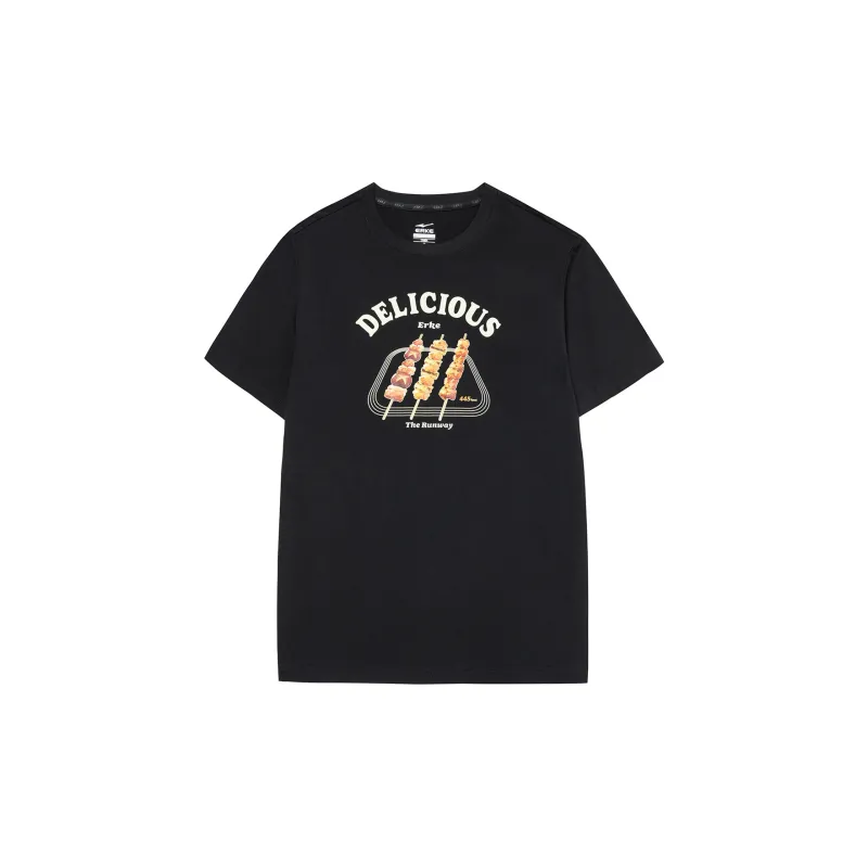 Erke T Shirts Men Jet Black-0