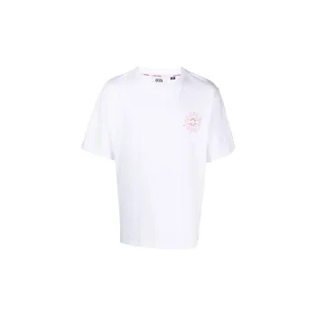 GCDS Surfing Weirdo Printed Crewneck T-Shirt
