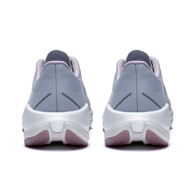 LiNing Super Light 20 Durable Breathable Low Top Running Shoes Women's Gray Blue-3