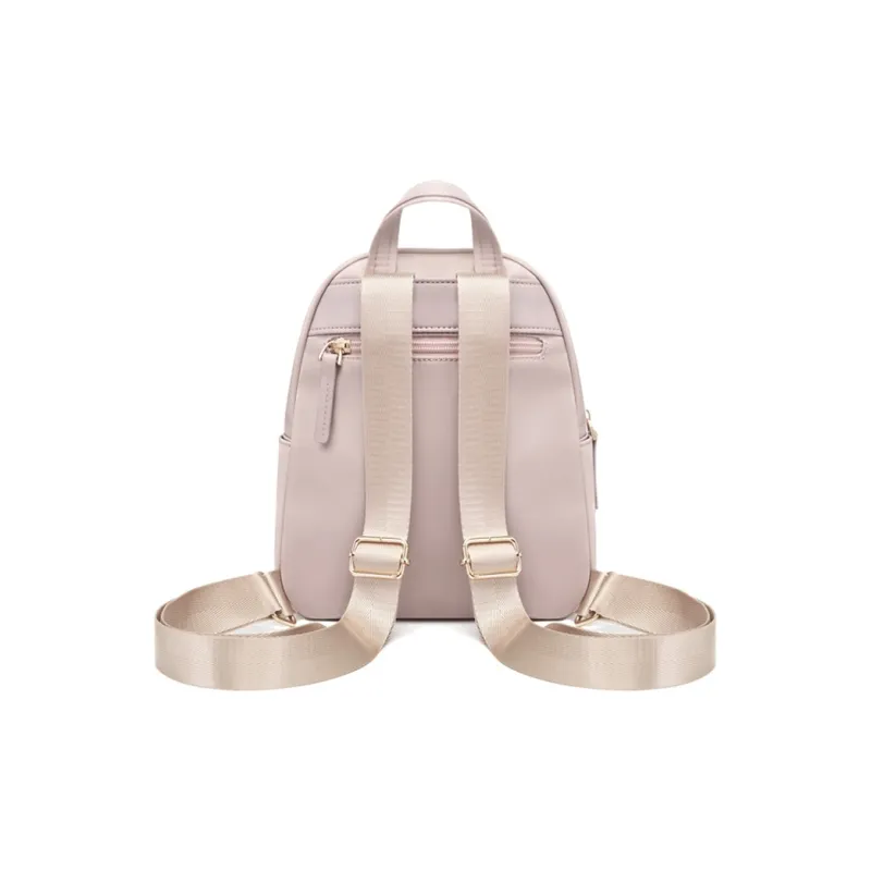 GOLF Synthetic Leather Backpack Small Size Women's Pink/Black/Apricot/Modern Gray-3