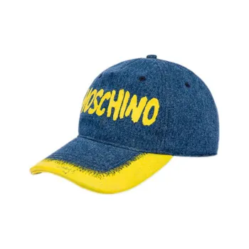 MOSCHINO Baseball Caps Men Blue