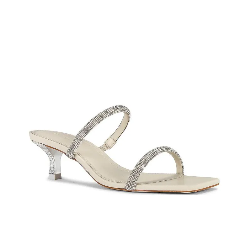 CULT GAIA Rhinestone embellishment 50mm Sandals-2