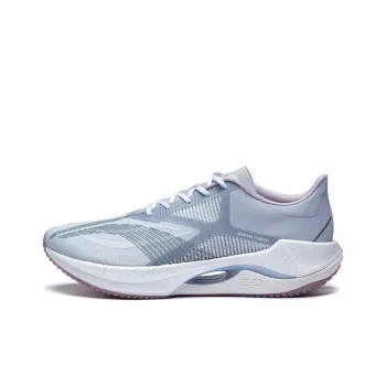 LiNing Super Light 20 Durable Breathable Low Top Running Shoes Women's Gray Blue