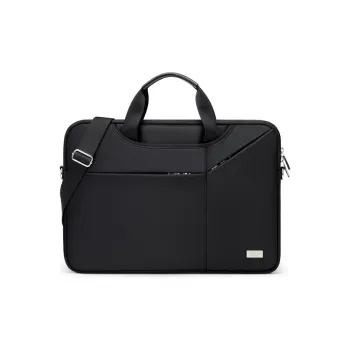 GOLF Polyamide Synthetic Leather Laptop Bag Medium Size Men's Black