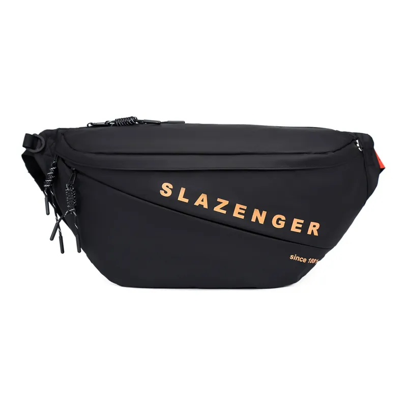 Slazenger PU With Polyester Shoulder Bag Sling Bag Crossbody Bag Regular Unisex White-6