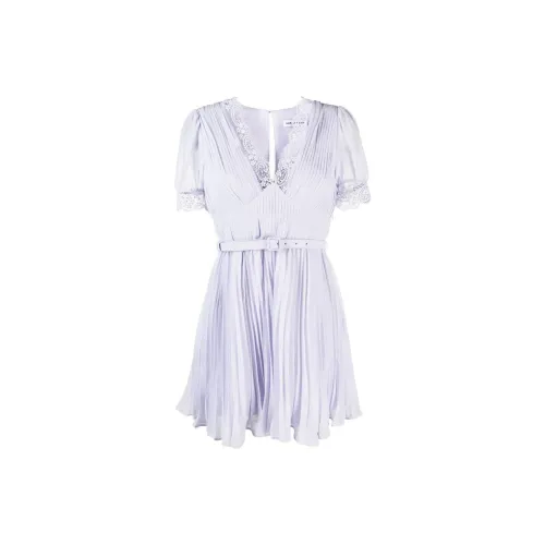 Self-portrait Short-Sleeved Dresses Women's Lilac