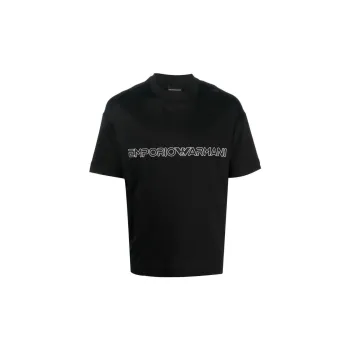 EMPORIO ARMANI Logo Detailed Crewneck T Shirt
