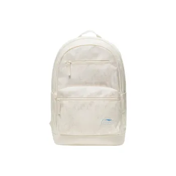 LiNing Sports Life Collection Polyester Student Backpack Regular Unisex Ecru