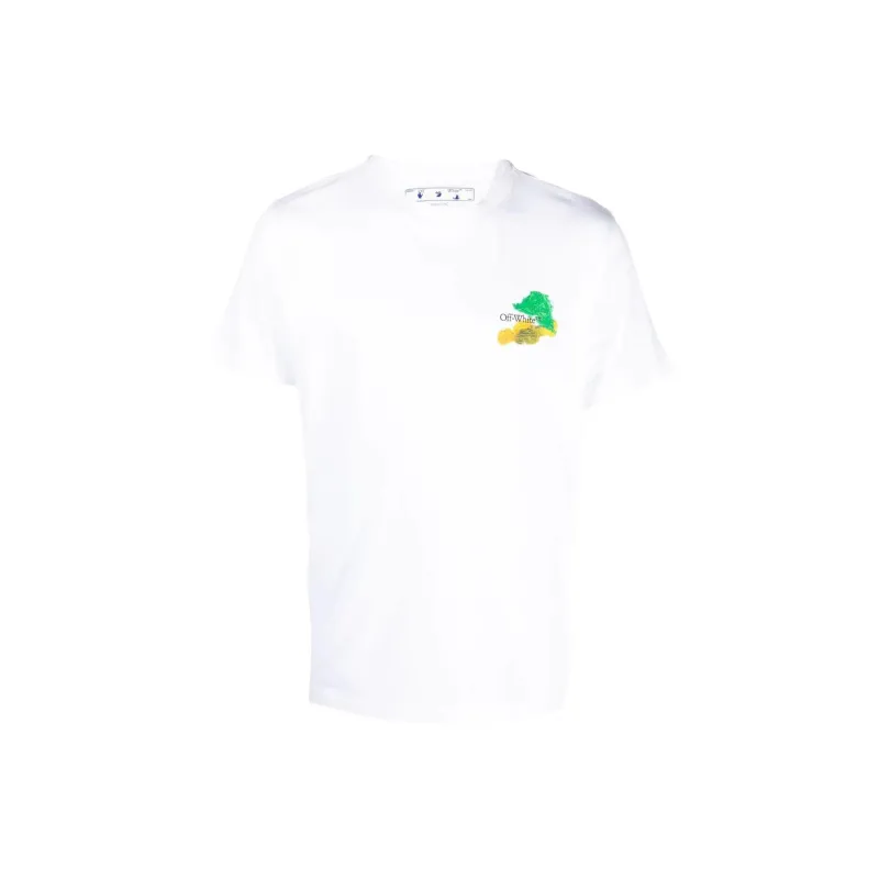 OFF WHITE Brush Arrows Slim Skate S/S Tee-0