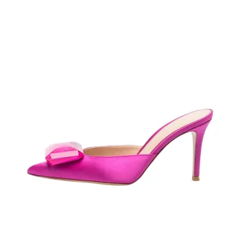 GIANVITO ROSSI Jaipur 85mm Satin Pumps