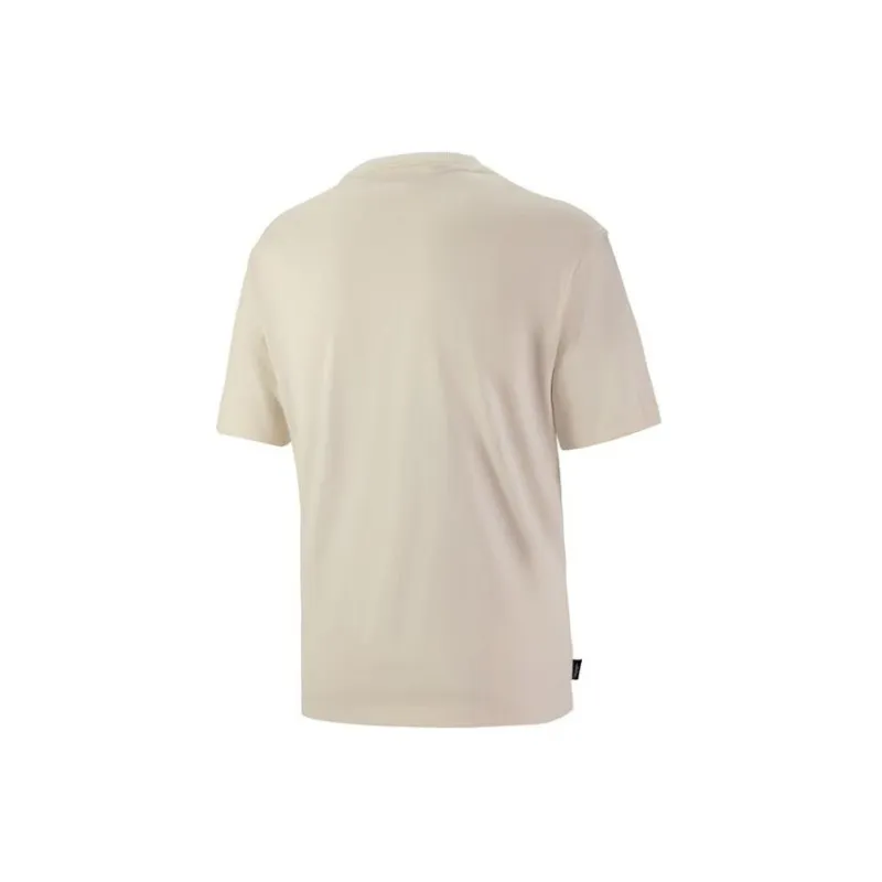 PUMA Downtown T Shirt Men's Cotton Linen Blend Natural-1