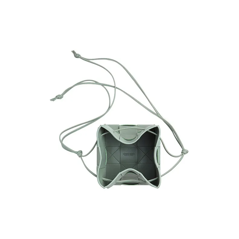 Bottega Veneta Crossbody Bucket Bag Small Intreccio New Sauge-2