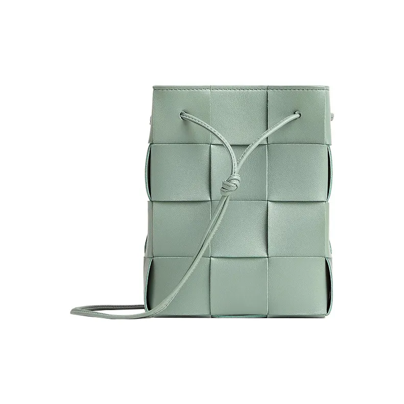 Bottega Veneta Crossbody Bucket Bag Small Intreccio New Sauge-1