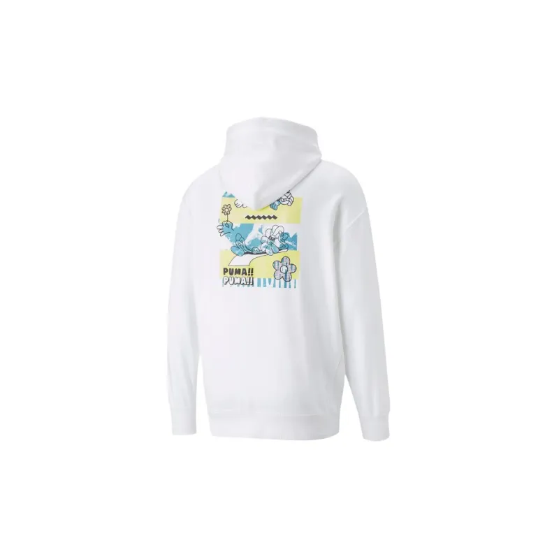 PUMA Downtown Sweatshirts Men White-1
