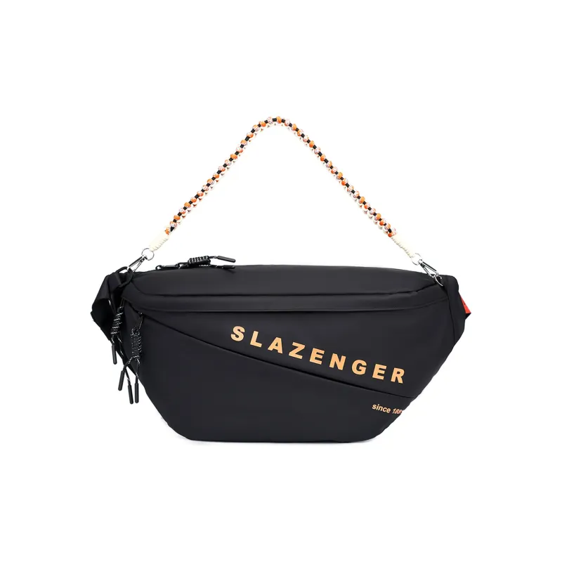 Slazenger PU With Polyester Shoulder Bag Sling Bag Crossbody Bag Regular Unisex White-7