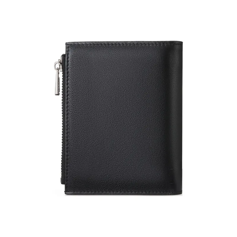 GOLF Top Grain Cow Leather, Genuine Leather Driver's License Case, Card Holder, Wallet Trumpets Men's Black-3