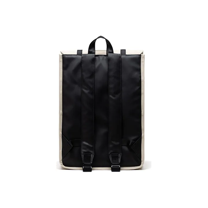 Herschel Leather Commute Backpack Large Size Unisex Survey Light Stone White-3
